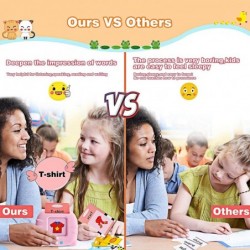 Preschool Educational Toys Talking Flash Cards Learning Toys English Sight Words FlashCards with 112 pcs Double-Sided Cards f...