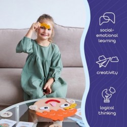 Social Emotional Game for Kids - Make Faces & Describe Feelings - 9 Emotion Flash Cards - Preschool Learning Activities Toy t...