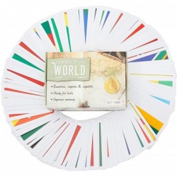 205 Countries of The World Flash Cards for Kids Flags Capitals (2.5 x 3.5 in) $35.27 Educational Flash Cards