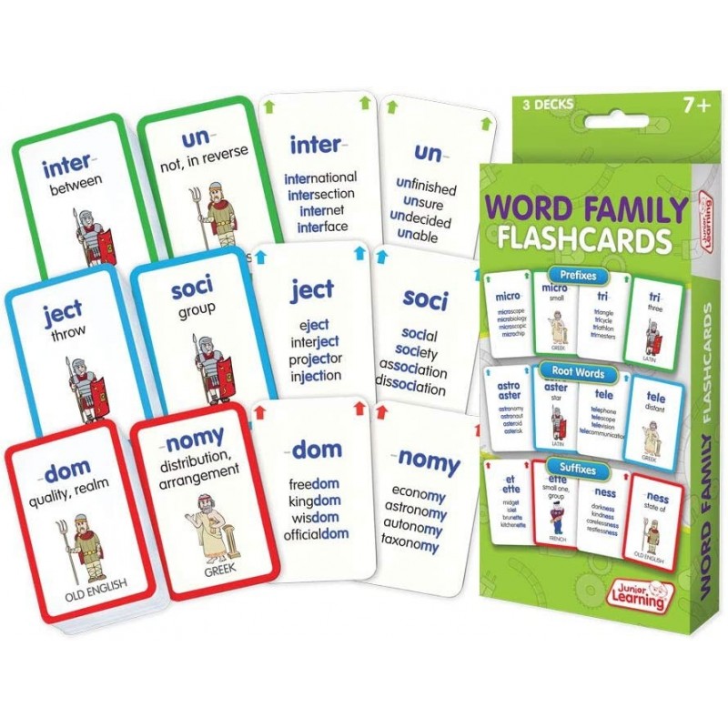 JL216 Word Family Flashcards Medium $28.23 Educational Flash Cards