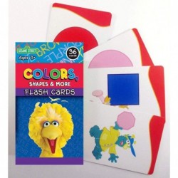 4 Sesame Street Flash Cards Beginning Words Numbers Colors Shapes Alphabet ABC ! $27.22 Educational Flash Cards