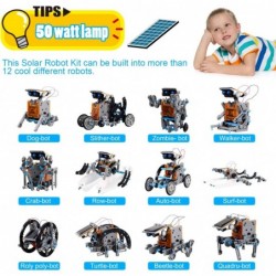 Science Kits for Kids / Adults 12 in 1 Solar Robot Kits for Kids 10-12 Stem Toys for 8 9 10 12 Year Old Boys DIY Building Toy...