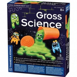 Gross Science STEM Experiment Kit | Mix Up 3 Types of Slime Great for Pranks! | Explore Scientific Properties of Slime | 3-La...