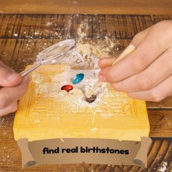 Birthstone Dig Kit for Kids | Excavate 12 Gemstone Crystals | Geology Science Toys for Boys and Girls $25.56 Educational Scie...