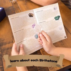 Birthstone Dig Kit for Kids | Excavate 12 Gemstone Crystals | Geology Science Toys for Boys and Girls $25.56 Educational Scie...