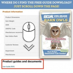 1-Pack Medium Barn Owl Pellet Kit with Tools & Charts $15.67 Educational Science Kits