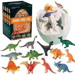 Jumbo Dinosaur Eggs Toys Dig Up Dinosaur Fossil Egg Contains 12 Unique Dinosaurs Dino STEM Education Toys for 3 4 5 6 7 8 Yea...