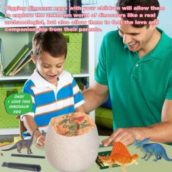 Jumbo Dinosaur Eggs Toys Dig Up Dinosaur Fossil Egg Contains 12 Unique Dinosaurs Dino STEM Education Toys for 3 4 5 6 7 8 Yea...