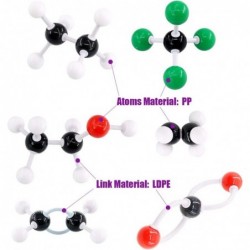 267 Pcs Organic Chemistry Molecular Model Student and Teacher Kit Chemistry Molecular Model Student and Teacher Set - 116 Ato...