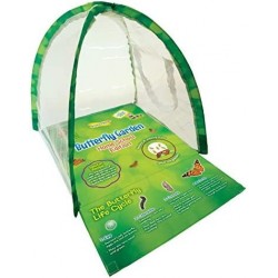 Butterfly Growing Kit - Clear Front Facing Viewing Panel - Pre-Paid Voucher to Redeem Caterpillars Later – Life Science & STE...