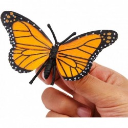 4 pcs Butterfly Realistic Animal Life Growth Cycle Biological Model Figure Toys Farm Animal Growth Model Figure Cake Toppers ...