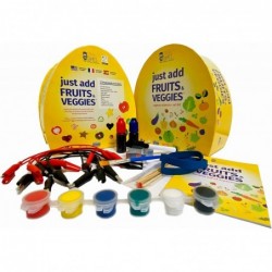 Griddly Games Just Add Fruits & Veggies STEAM Science Art Kit with Multiple Science and Art Activities Ages 8+ $41.39 Educati...