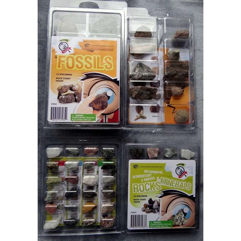 Explore with Me Rocks & Minerals Fossils Kit $42.00 Educational Science Kits