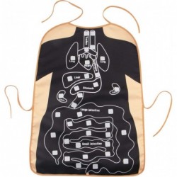 3D Organ Apron Anatomy Apron Human Body Organs Awareness Educational Toy for Home Preschool Teaching Aid Black $39.41 Educati...