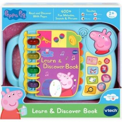 Peppa Pig Learn and Discover Book Blue $27.46 Electronic Learning & Education Toys