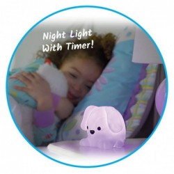 PAWZ The Calming Pup Learn Deep Breathing Rechargeable Animal Night Light Kids Anxiety Relief Mindfulness for Kids Calm Down ...