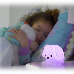 PAWZ The Calming Pup Learn Deep Breathing Rechargeable Animal Night Light Kids Anxiety Relief Mindfulness for Kids Calm Down ...