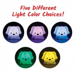 PAWZ The Calming Pup Learn Deep Breathing Rechargeable Animal Night Light Kids Anxiety Relief Mindfulness for Kids Calm Down ...