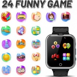 Kids Smart Watch for Boys Girls Ages 3-12 Learning Toys with 24 Puzzle Game Dual Camera Music Video Player Pedometer Flashlig...