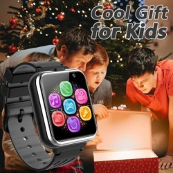 Kids Smart Watch for Boys Girls Ages 3-12 Learning Toys with 24 Puzzle Game Dual Camera Music Video Player Pedometer Flashlig...