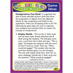 | Comparatives Fun Deck Flash Cards | Educational Learning Resource for Children $30.96 Electronic Learning & Education Toys