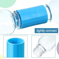 18 Pieces Tornado Tube Bottle Connector Cyclone Tube for Scientific Experiment Including 8 Small Tornado Bottle and 10 Tornad...