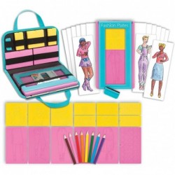 Fashion Plates Sweet Styles — Mix-and-Match Drawing Set and Travel Case — Make 100s of Fabulous Fashion Designs — Ages 6+ $41...