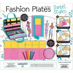 Fashion Plates Sweet Styles — Mix-and-Match Drawing Set and Travel Case — Make 100s of Fabulous Fashion Designs — Ages 6+ $41...