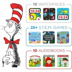 Dr.Seuss 2 Kids Smartwatch - Video Camera Selfies Educational Fun Games MP3 Music Player Audio Books Touch Screen Sports Digi...