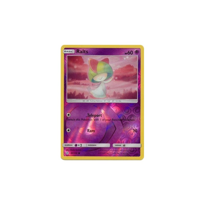 Ralts - 80/236 - Common - Reverse Holo - Cosmic Eclipse $11.72 Electronic Learning & Education Toys