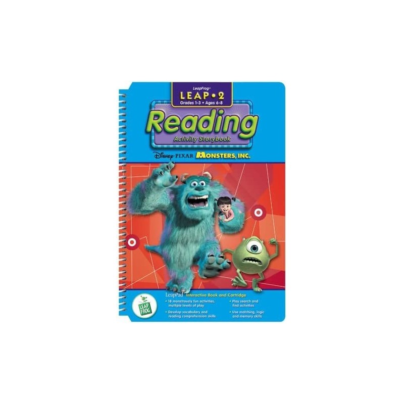 LeapPad: Leap 2 Reading - "Disney / Pixar Monsters Inc." Interactive Book and Cartridge $39.82 Electronic Learning & Educatio...