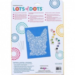 Colorful Dog Dot Painting Kit for Adults and Kids Finished Project 10" x 10" Multicolor 18 Piece $27.31 Kids' Drawing & Writi...