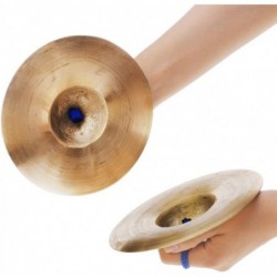 15cm/5.9in Mini Small Kids Children Copper Hand Cymbals Gong Band Rhythm Beats Percussion Musical Instrument Toy $28.52 Kids'...