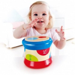 Baby Drum | Colorful Rolling Drum Musical Instrument Toy For Toddlers Rhythm & Sound Learning Battery Powered (E0333) L: 5.9 ...