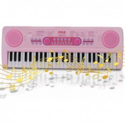 Electric Keyboard Piano for Kids-Portable 49 Key Electronic Musical Karaoke Keyboard Learning Keyboard for Children w/Drum Pa...