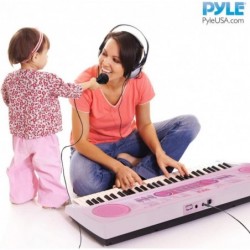 Electric Keyboard Piano for Kids-Portable 49 Key Electronic Musical Karaoke Keyboard Learning Keyboard for Children w/Drum Pa...