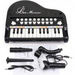 Piano Toy Keyboard for Baby & Toddlers Birthday Gift Toy for 1 2 3 4 Year Old Kids Toy Piano 24 Keys Black $45.96 Kids' Music...