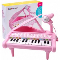 Amy&Benton Piano Toy Baby Toddler Pink Toy Piano Keyboard for Girls Age 1 2 3 $41.61 Kids' Musical Instruments