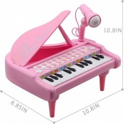 Amy&Benton Piano Toy Baby Toddler Pink Toy Piano Keyboard for Girls Age 1 2 3 $41.61 Kids' Musical Instruments