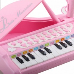 Amy&Benton Piano Toy Baby Toddler Pink Toy Piano Keyboard for Girls Age 1 2 3 $41.61 Kids' Musical Instruments