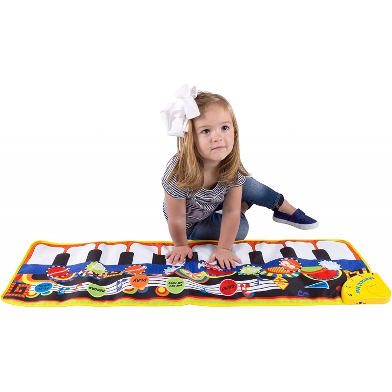 Step Piano Mat for Kids Keyboard Mat with Musical Keys Instrument Sounds Record Playback Demo Modes for Toddlers Boys and Gir...