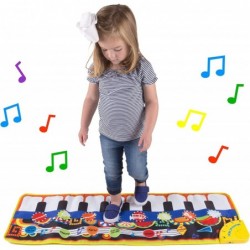 Step Piano Mat for Kids Keyboard Mat with Musical Keys Instrument Sounds Record Playback Demo Modes for Toddlers Boys and Gir...