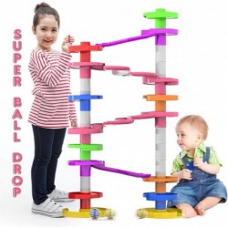 Super Ball Drop with Double Bridge and Spacers for High and More Stable Structures for Advanced Babies Toddlers and Preschool...