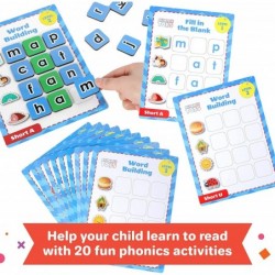 Barnacle Toys Lunchbox Letters Phonics Games for Kids Ages 4-8 Includes 80 Magnetic Letter Tiles 20 Literacy Games and a Lunc...