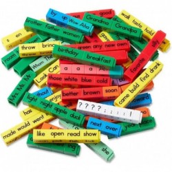 Reading Rods Sentence Construction Linking Cubes Word Blocks for Early Readers Sentence Building for Kids Reading Manipulativ...