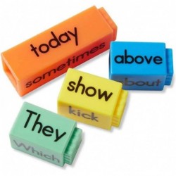 Reading Rods Sentence Construction Linking Cubes Word Blocks for Early Readers Sentence Building for Kids Reading Manipulativ...