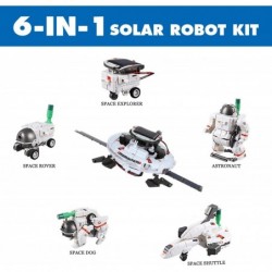 STEM Toys Solar Robot Kit for Kids 6-in-1- DIY Educational Science Kits Gift for Boys & Girls Age 8+ - Educational Space Expl...