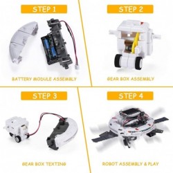 STEM Projects for Kids Ages 8-12 Solar Robot Toys 6-in-1 Science Kits DIY Educational Building Space Toy Christmas Birthday G...