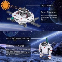 STEM Projects for Kids Age 8-12 Solar Robot Learning Building Science Kit with Solar Panel & Battery Powered 6 in 1 Experimen...