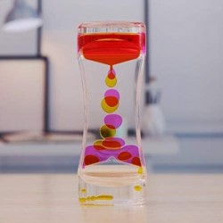 Sensory Toys Set Liquid Motion Bubbler with 2 pcs Stress Toys Fidget Timer Liquid Toy Water Bead Stress Ball Squishies Squeez...